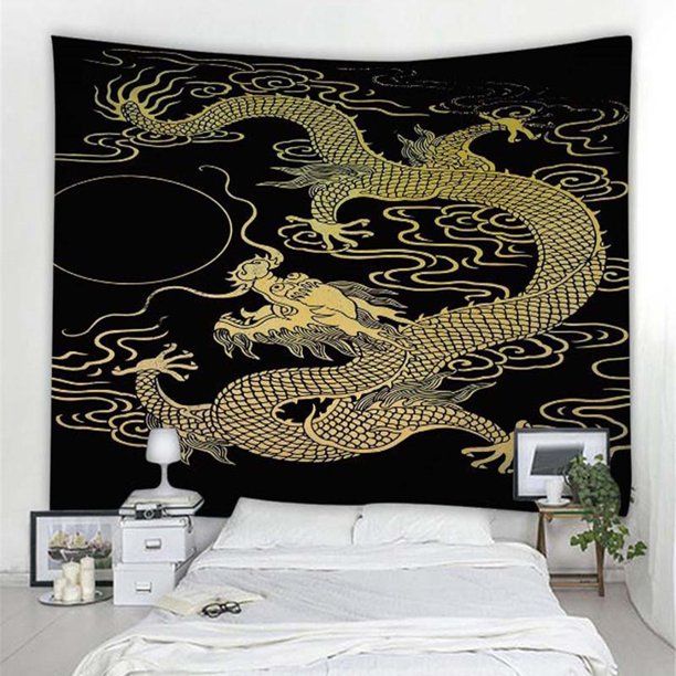 Tapiz Colgante de Pared 3D perfecl Decoración de Habitación de Poliéster 150x130cm