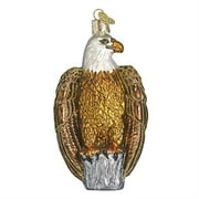 Old World Christmas Glass Blown Ornament, Bald Eagle (With OWC Gift Box)