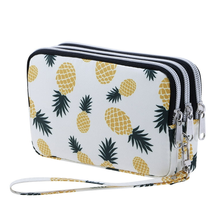 HAWEE Pineapple Print Wristlet Wallet with Phone Pocket photo 1