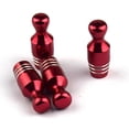 thumbnail image 3 of 4 piezas de accesorios para neumáticos, tapones de válvula de aleación con para motocicleta, cubiertas antipolvo para neumáticos rojo Yotijar Tapa de la válvula de bowling, 3 of 8