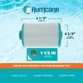 thumbnail image 3 of Hurricane 3 Pack HF4H20-01 Advanced Pool and Spa Filter Cartridge Replacement, 3 of 7