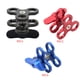 thumbnail image 2 of Matsuzay Abrazadera de aleación de aluminio con bola de 3 agujeros, brazo de luz de buceo, cabezal de bola, adaptador de montaje con Clip de Triple Accesorios de cámara y óptica Negro, 2 of 8