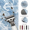 thumbnail image 5 of 8'x10' Area Rugs, Coastal Coral Anchor Indoor Outdoor Area Rug for Living Room Bedroom, Blue Starfish Summer Ocean Vintage Washable Bathroom Rugs Kitchen Floor Carpet Mats Home Decor Aesthetic, 5 of 8