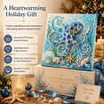 thumbnail image 6 of Ocean Theme Pearl Art DIY Kit,Blue Ringed Octopus 3D Diamond Painting Crafts For Adults,DIY Pearl Mosaic Wall Art Set With Rhinestones,Coastal Home Decor Gift For Beginners, 6 of 6