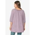 thumbnail image 2 of ellos Women's Plus Size Crochet Trim Tunic, 2 of 6