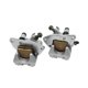 thumbnail image 5 of 1 par de pinzas de freno de motocicleta yuxing Para ATV Grizzly 600 660 1998-2008 color plata, 5 of 5
