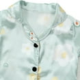 thumbnail image 4 of Hotiary Toddler Baby Summer 2 Piece Outfits Boys Girls Graphic Print Suit Kids Short Sleeve Lapel Collar Button down Shirt Tops + Elastic Waist Shorts Set for 1-6 Years, 4 of 8