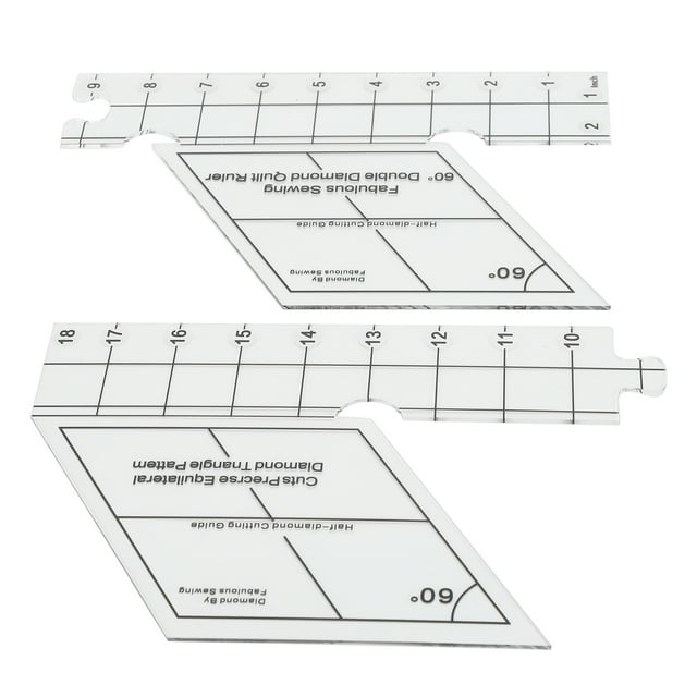 Règle à Double Bande, Règle de Contrôle de 18 Pouces Facile à Lire pour les Designers pour Couper les Tissus