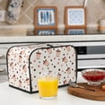 thumbnail image 6 of Honeii Milk Tea4 Print 2 slice Toaster Cover, Two Slice Toaster Dust-proof Cover For Kitchen Small Appliance and Fingerprint Protection, 6 of 7