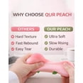 thumbnail image 6 of Peach Stress Balls Sensory Fidget Pressure Balls, Squishy Dough Ball, Fun and Soft Fruit Stretchy Stress Ball, Squeeze Ball for Anxiety Relief, Improve Focus, Relax, 6 of 8