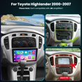thumbnail image 2 of Radio de coche Android 13 para Toyota Highlander 2000-2007 con Carplay, 2 of 8
