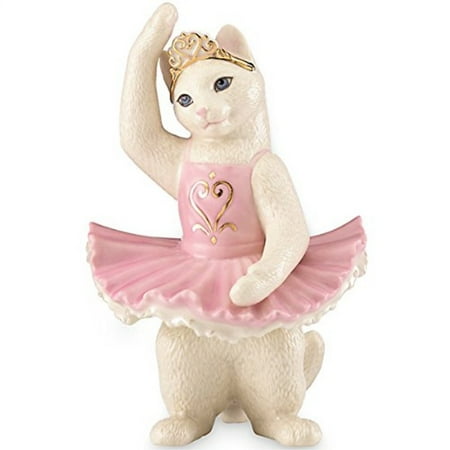 - Lenox Kitty's First Ballet Recital Fine Porcelain Collectible Figurine - 6.6
