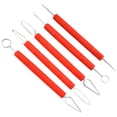 thumbnail image 4 of 5Pcs Daily Use Pottery Carving Tools Clay Tools Modeling Clay Tools for Shaping Sculpting, 4 of 8