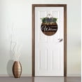 thumbnail image 5 of Eveokoki 12" Welcome to Our School for Front Door Farmhouse Porch ,Rustic Round Wooden Hanging Wreaths for Housewarming gift Christmas Festival Decoration Outdoor Indoor Wall Decor, 5 of 5