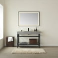 thumbnail image 5 of Miseno 702548-TB-WK Funes 48" Free Standing Single Basin Vanity Set - Matte Black / Gray, 5 of 7