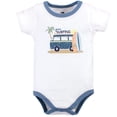 thumbnail image 3 of Hudson Baby Conjunto de mono, pantalones cortos y zapatos de algodón unisex para bebé, de 9 a 12 meses, 3 of 4