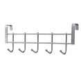 thumbnail image 2 of Over The Door Bathroom Organizer, 5-Hook Metal Door Rack Hanger, Rust-Proof Holder for towels, Shower Caddies and toiletries with Behind Door Storage for Clutter-Free Bathroom, 2 of 6