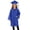 Blue, variant on Huanglei Graduation Gown And Cap For Kids Girls Doctoral Robe With Pockets For Commencement Photo Girls Lounge Set,Size 2-3 Years /Little Kid/Black