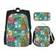 thumbnail image 1 of Balery Pineapple Mochila Escolar 3 en 1 para Niños - Mochila Resistente con Lonchera Térmica y Estuche - Mochila Escolar para Niños y Niñas, 1 of 7