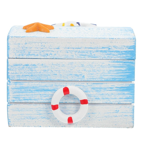 Hemobllo Wood Storage Chest For Home Decor Styled With Rustic Finish 1Pack