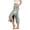Green(Striped), variant on Iaqnaocc Tearaway Scrub Pants for Women Post Surgery Recovery Adaptive Clothing for Women Striped Capri Pants Side Snap Open Bottom Loose Fit Pants with Pockets Purple S