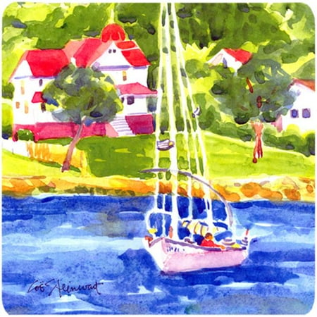 

Sailboat On The Lake Foam Coasters - Set 4