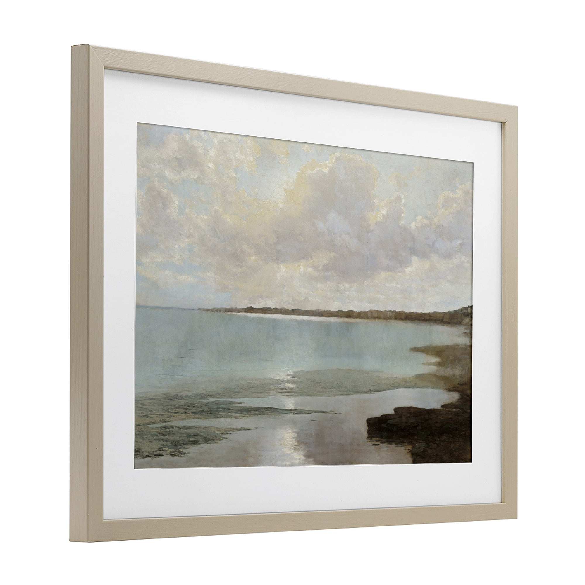 Stupell Industries At The Shore Horizon Birch Framed Print Under Glass, design by Christy McKee