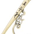 thumbnail image 4 of Embroidery Sewing Scissor Vintage DIY Stainless Steel Paper Fabric Cutting Scissor for Household Daily Use Cyan, 4 of 4
