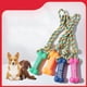 thumbnail image 5 of Juguete para la dentición de perros, estilo hueso, ruido, silicona segura, cuerda de 11,4 pulgadas, colores brillantes, juguete para masticar para perros, cachorros, mascotas pequeñas, 5 of 8