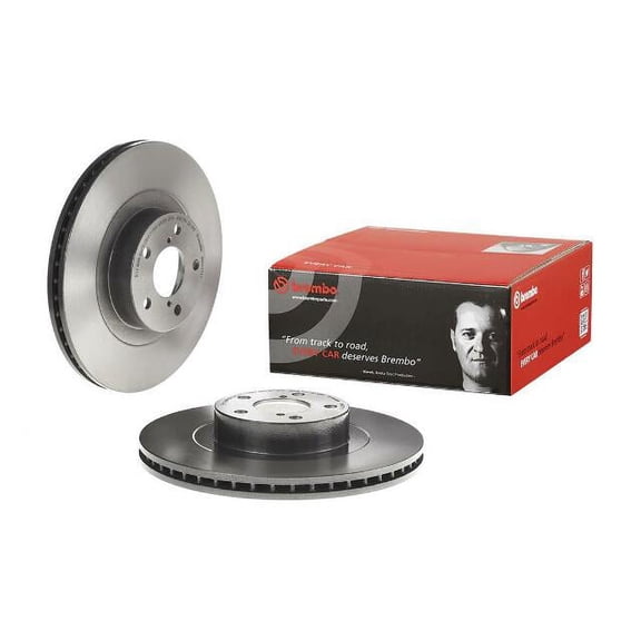 Brembo 09.9077.11 BRAKE ROTORS Fits select: 2004-2006 SUBARU FORESTER 2.5X, 2007 SUBARU FORESTER 2.5X PREMIUM