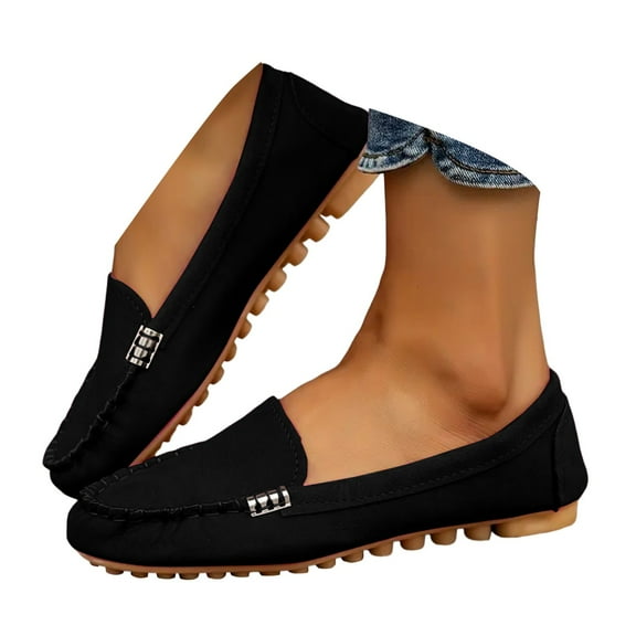 Mepaouo Loafers for Women Comfortable Dressy Casual Work Moccasins Slip on Driving Walking Flat Shoes