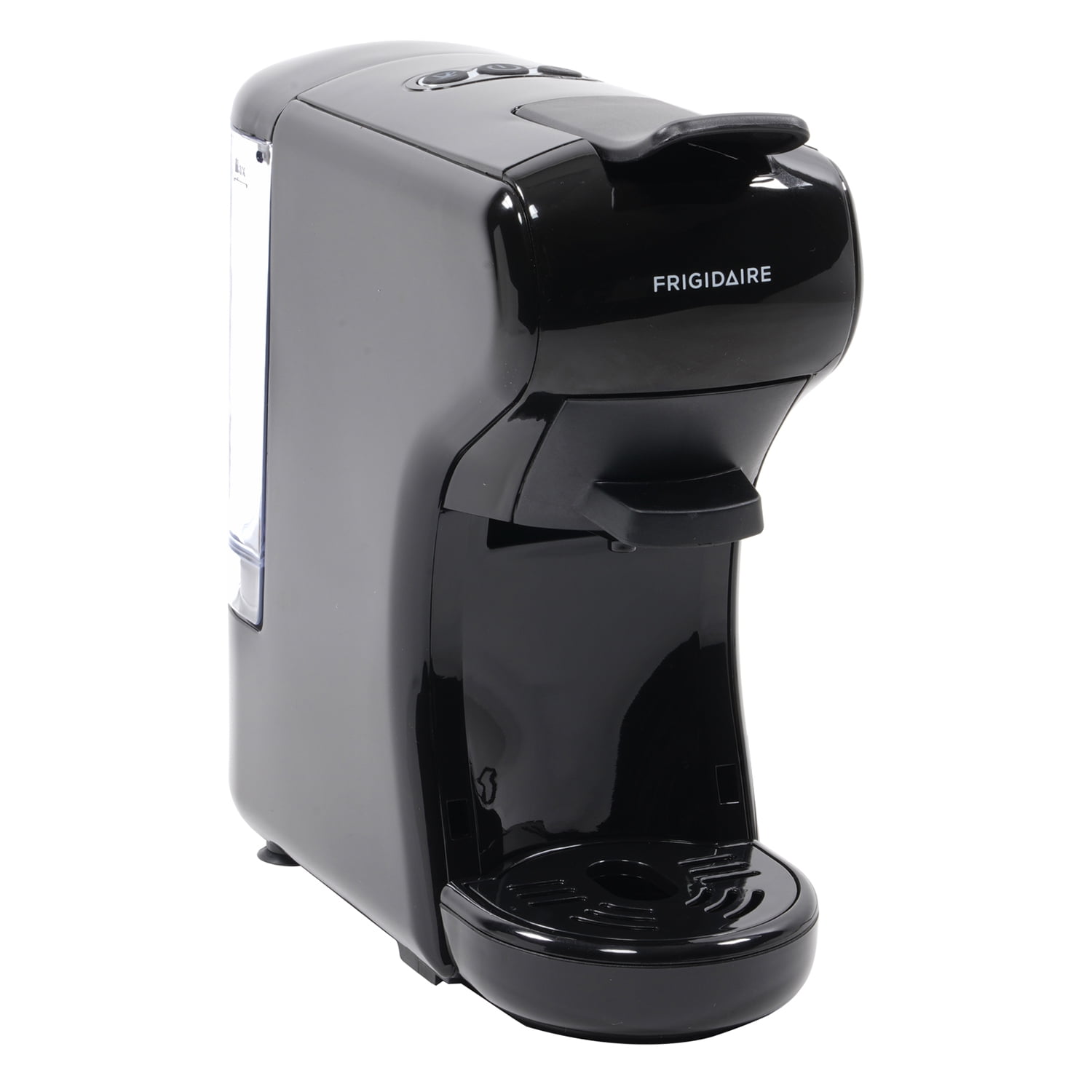 FRIGIDAIRE ECMN103-BLACK Multi Capsule Compatible Coffee Maker-Nespresso  Dolce Gusto and Grounds, 7 liters, Black