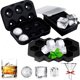 thumbnail image 5 of Moldes para cubitos de hielo Juego de 3 esferas fabricante de Wdftyju bolas de hielo con tapas reutilizable libre de BPA DIY accesorios de cocina para Bar, 5 of 9