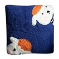 thumbnail image 2 of 16x16 '' Throw Pillow Cover Punch s Sofá Cojín Material Cabra Hugo Material de bordado de perforación, 2 of 10