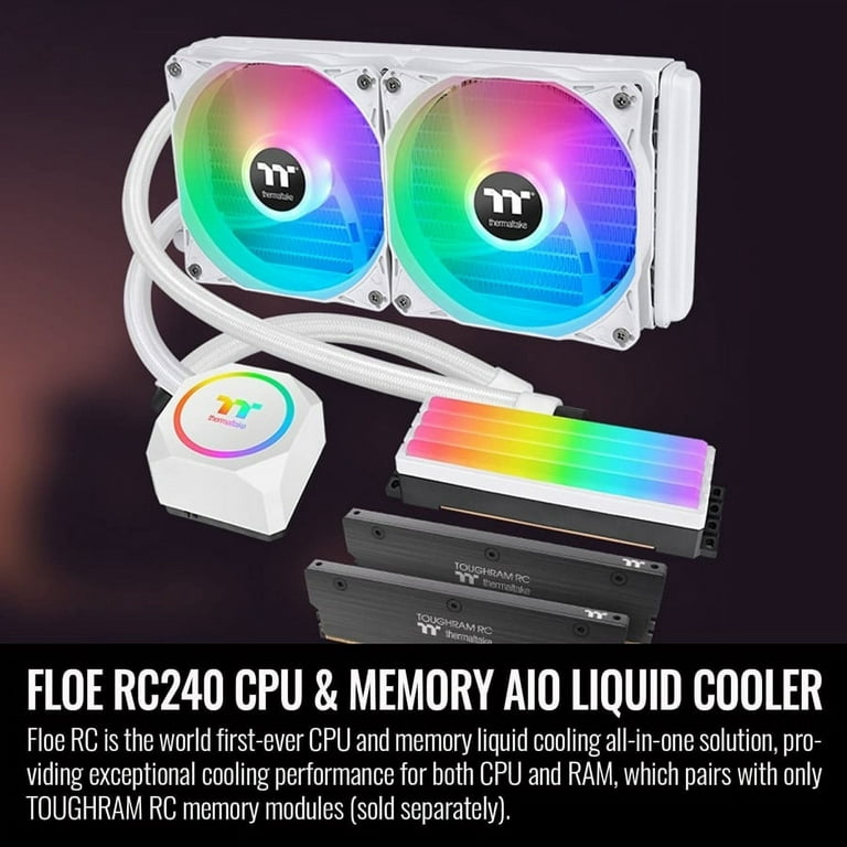 Floe RC240 CPU & Memory AIO Liquid Cooler – Thermaltake USA