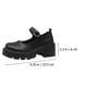 thumbnail image 4 of 1 Pair of Women Casual Shoes Chunky Heels Shoes Mary Jane Shoes Block Heels, 4 of 4