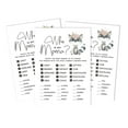 thumbnail image 1 of Inkdotpot My Mommy Name Activity Cards Floral Raccoon Baby Shower 50 Sheets Who Is My Mommy Gender Neutral Baby Shower Game, 1 of 6