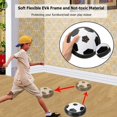 thumbnail image 6 of GIXUSIL Hover Soccer Ball Kids Electric Football, Disc Ball with LED Lights Foam Bumpers Indoors Outdoors Training Football with Parents Game As Hockey Ball Gliding Ball Kicking Play Ball, 6 of 9