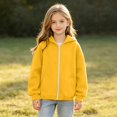 thumbnail image 6 of PureCasa Girls Zip Up Hoodies for 5-16 Years Full-Zip Sports Hooded Sweatshirts Jacket Casual Fall Hoodie with Pockets, 6 of 9