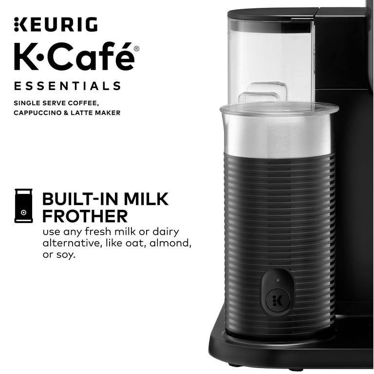 Keurig K-Cafe C Single Serve K-Cup Pod C Latte and Cappuccino Maker, 12,  níquel