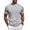 Light Gray, variant on COOFANDY Mock Turtleneck for Men Short Sleeve Casual Stylish High Neck Fall Tops Stretch Sweater