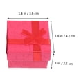 thumbnail image 4 of 24pcs Jewelery Organizers Storage Gift Boxes for Earring Bracelet Necklace(Red), 4 of 6