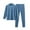 Blue, variant on HBFAGFB Mens Thermals Top and Bottom Set Long Sleeve Underwear Sleepwear Softness Pants Grey Size 2XL