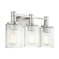 thumbnail image 4 of Concord 3-Light Bathroom Vanity Light in Silver and Polished Nickel, 4 of 6