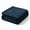 Navy Blue, variant on Superior Kacey Ribbed Fluffy Fleece Blanket, Full Queen Size, Navy Blue
