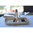thumbnail image 6 of Vegetable and Flower Wicker Basket with Leather Wrapped Arch Handle, Natural Color, 6 of 21