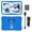 Blue, variant on Riousery 7 Inch Kids Tablet for Android 8.0 OS, Support Bluetooth WiFi, 5500mAh Battery, 4GB RAM 32GB Storage Quad Core Children Tablet, 1960x1080 IPS Touch Screen Display, Dual Cameras, Color Blue