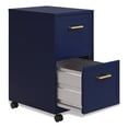thumbnail image 4 of Alera 26415 Two-Drawer Mobile Vertical File 2 Letter-Size File Drawers 14.25 x 18 x 26.7 - Navy, 4 of 6