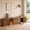 Walnut, variant on GODPAW 41"-95" Extendable Oval Dining Bench, Fluted Mid-Century Modern, Walnut