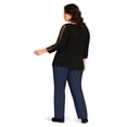 thumbnail image 2 of Avenue Women's Plus Size Petite Super Stretch Zip Pant, 2 of 2